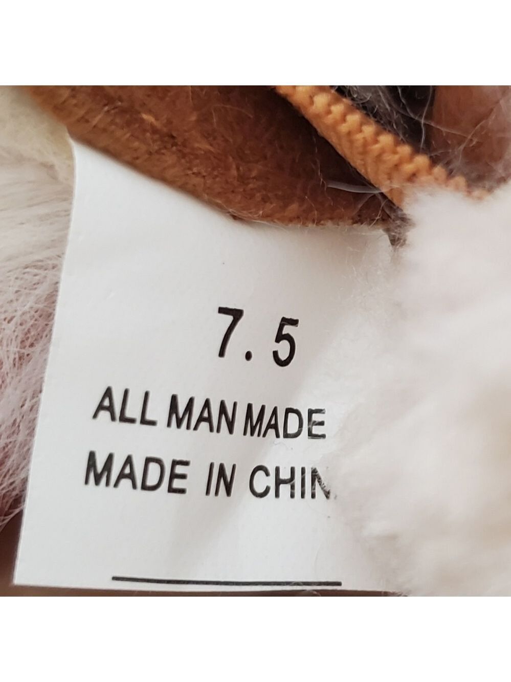 CUSHIONAIRE 'HOPE' ANKLE BOOTIES SLIP-ON SUEDE FAUX-SHEARLING CHESTNUT WOMEN 7.5 - Picture 12 of 12